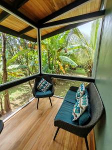 Posezení v ubytování Finca Cacao