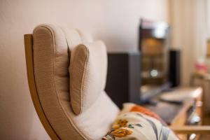 Posezení v ubytování Gemütliches Ferienhaus In Hasenfeld Mit Großem Garten