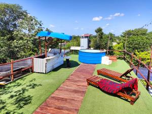 Zahrada ubytování Awa Eco Retreat Tulum
