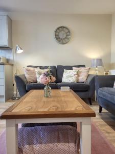 Istumisnurk majutusasutuses 2 Chapel Mews Sidmouth