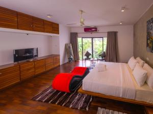 Un televizor și/sau centru de divertisment la The Tranquil