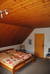 Postel nebo postele na pokoji v ubytování Wohnung In Goosefeld Mit Grill