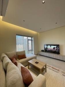 Posezení v ubytování Art Loft Residence