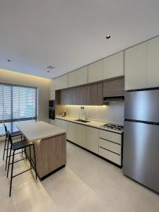 Kuchyň nebo kuchyňský kout v ubytování Art Loft Residence