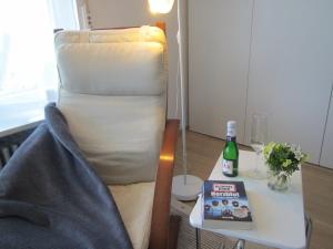 Χώρος καθιστικού στο Ferienwohnung Mit Hallenbad