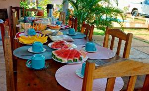 Jídlo v prázdninového domu nebo okolí