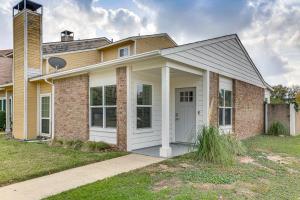 a brick house with a white door at Great for Travel Nurses 2BR East Dallas Townhome! in Dallas