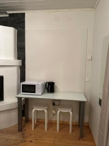 Η κουζίνα ή μικρή κουζίνα στο Havuille Lodge