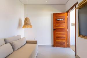 Χώρος καθιστικού στο Arraial | Apê estilo rústico chic na rua do Mucugê