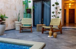 Piscina de la sau aproape de Corazon del Carmen Hotel Boutique