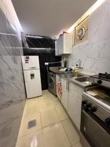 Köök või kööginurk majutusasutuses New Manaser apartment