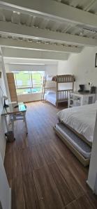 Ένα ή περισσότερα κρεβάτια σε δωμάτιο στο Central y acogedor apartaestudio en Pitalito