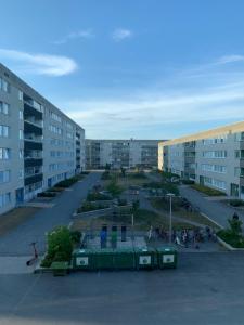 Το κτήριο όπου στεγάζεται  το διαμέρισμα