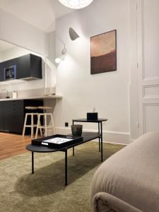 Η κουζίνα ή μικρή κουζίνα στο Casa Livia - studio design au coeur de Trouville