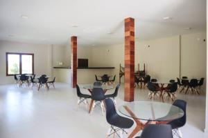 Χώρος καθιστικού στο Casa com piscina no Reserva do Toque em Milagres