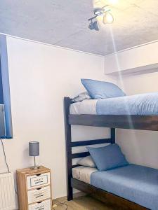 Ένα ή περισσότερα κρεβάτια σε δωμάτιο στο HOM Depto 4PAX con Parking En cerro Baron