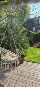 En have udenfor Maison typique Nord de la France