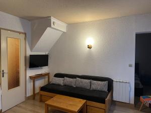 Una televisión o centro de entretenimiento en Duplex ski et rando in Oh Jura!