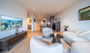 Kuchyň nebo kuchyňský kout v ubytování Ice Apartments Luxury Ocean View