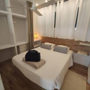 Ένα ή περισσότερα κρεβάτια σε δωμάτιο στο Modernes Apartment Am Meer