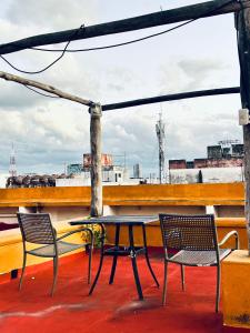 En balkon eller terrasse på Departamento Flor de Loto