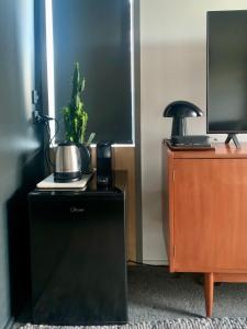 Kuchyň nebo kuchyňský kout v ubytování Contemporary City Studio