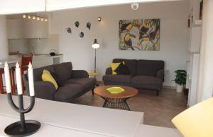 Χώρος καθιστικού στο Großes Modernes Ferienapartment Villa Atlantico