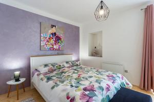 Postel nebo postele na pokoji v ubytování Ferienwohnung Anna In Lokve