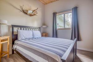 Ένα ή περισσότερα κρεβάτια σε δωμάτιο στο Casa Tierra del Mar