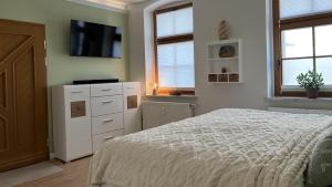 Postel nebo postele na pokoji v ubytování Apartment Marktgeflüster