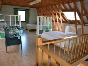 Ένα ή περισσότερα κρεβάτια σε δωμάτιο στο Holiday home in peaceful setting and large garden