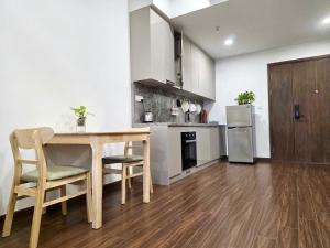 Kuchyň nebo kuchyňský kout v ubytování Linen + 2 fotografie