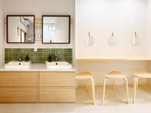 Et badeværelse på 亀のや 駅徒歩7分 空港Disney直通 SKACこち亀記念館