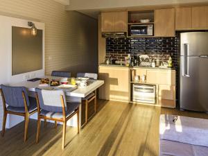 Η κουζίνα ή μικρή κουζίνα στο Mercure Sao Bernardo Do Campo +75 φωτογραφίες
