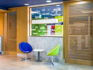 Ο χώρος του λόμπι ή της ρεσεψιόν στο ibis budget Sao Jose do Rio Preto