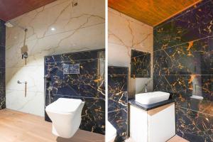 Ένα μπάνιο στο Townhouse Shivamogga Railway Junction Formerly Amma Residency