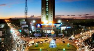 Vaade majutusasutusele BMC Ha Tinh hotel linnulennult