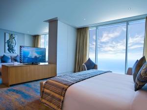 Postel nebo postele na pokoji v ubytování Novotel Jazan