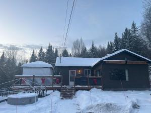 Le petit chalet Chertsey v zimě + 12 fotografií