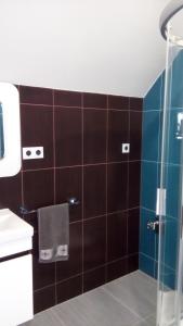 Kúpeľňa v ubytovaní Apartmány MK u MODRÉ KOČKY