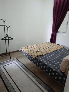 a small bed in a room with a curtain at Alstenor Homestay 2 in Kajang +19 photos