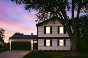 a white house with a tree and a garage at New 3br home Ready for the Holidays in Dublin +32 photos
