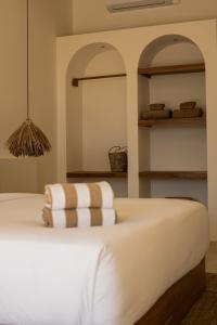 Ένα ή περισσότερα κρεβάτια σε δωμάτιο στο Teddies