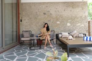 Χώρος καθιστικού στο Neem Sarai Sariska