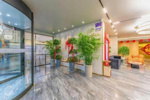 Vstupní hala nebo recepce v ubytování Borrman Hotel Jining High-tech Huangtun