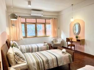 Et opholdsområde på Anne & Tan Stylist Homestay