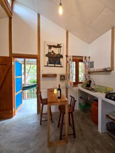 Η κουζίνα ή μικρή κουζίνα στο La posada de Mary