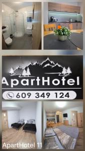 Kuchyň nebo kuchyňský kout v ubytování ApartHotel11