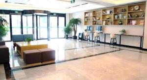 Istumisnurk majutusasutuses GreenTree Inn Shanghai Fengxian District Xiaotang Metro Station