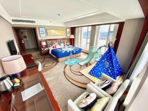 Posezení v ubytování Dandong Xin An Dong Hotel